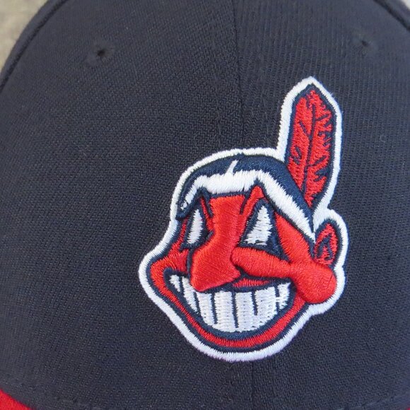 Cleveland Indians Authentic New Era 39Thirty Fitted Cap SMALL/MEDIUM 6 7/8 - Picture 3 of 14